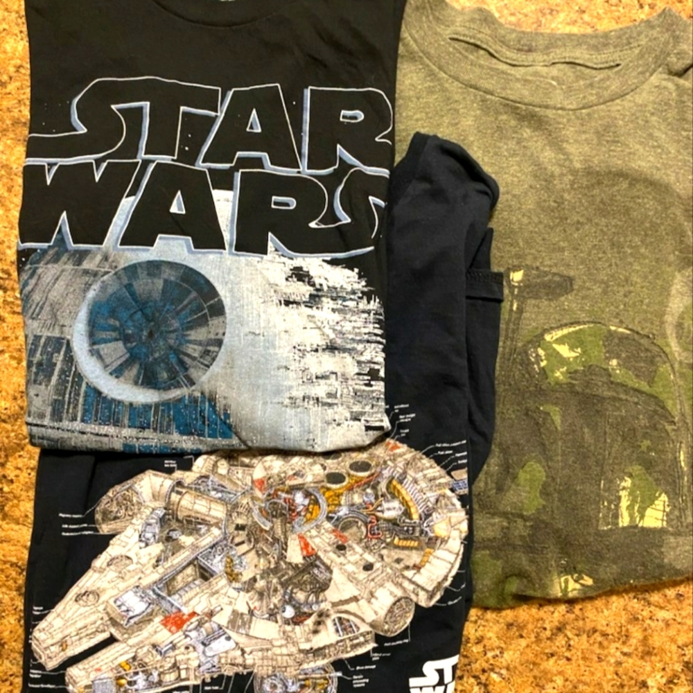 3 STAR WARS T-Shirts